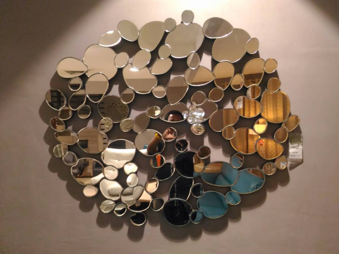 cermin susun acak model lingkaran