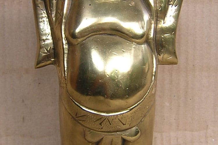 replika patung buddha dari tembaga