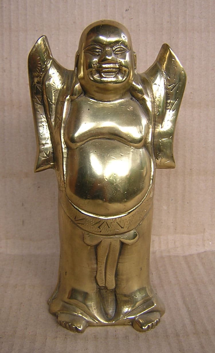 replika patung buddha dari tembaga