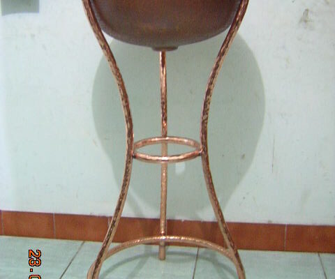 wastafel1-jd-wb-001 Wastafel Tembaga Stand Antik