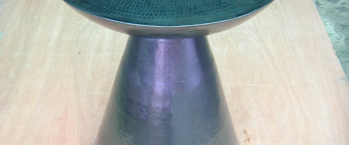 Meja Tembaga Stand Antik V2