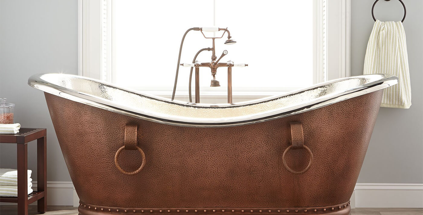 bathtub tembaga antik jerondalem