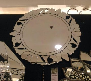 Cermin Bundar Frame Ornamental