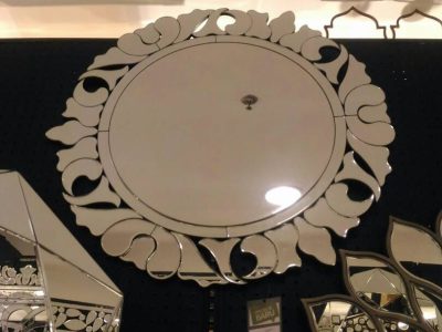 Cermin Bundar Frame Ornamental