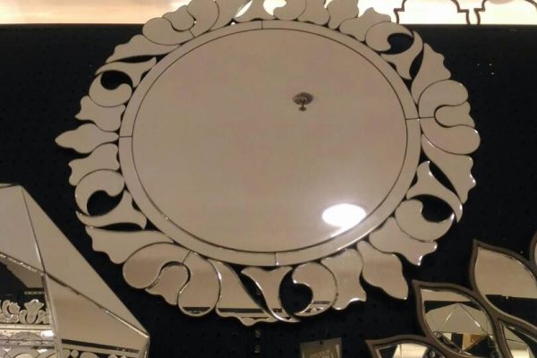 Cermin Bundar Frame Ornamental