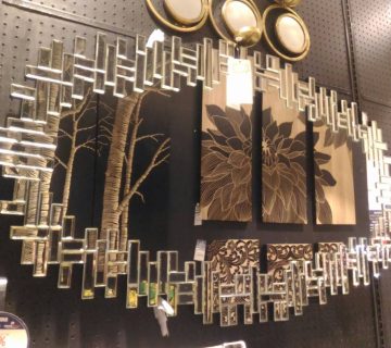 Cermin Ovalia Frame Anyam Antik