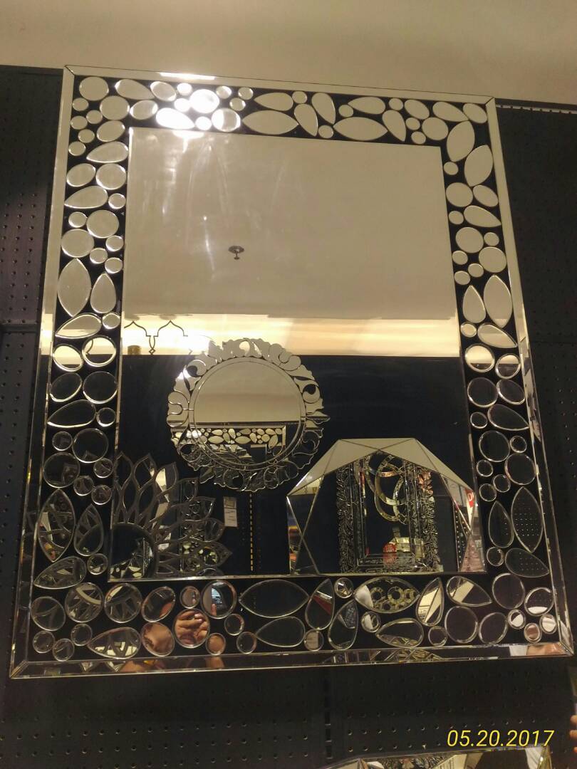 Cermin Persegi Panjang Frame Acak