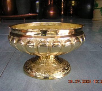 Mangkok Bokor Tembaga Antik