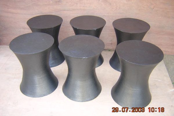 table-tabung-cekung-jd-t006 Meja Pot Tembaga Antik
