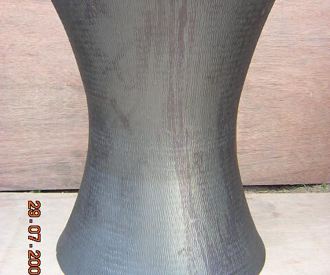 table-tabung-cekung2-jd-t006 meja pot tembaga antik