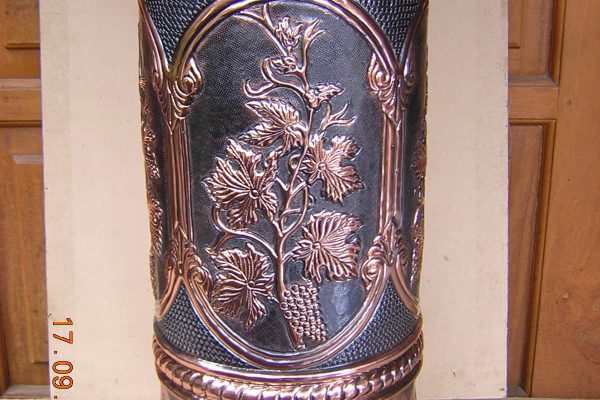 vas-tabung-motif-anggur Vas Tabung Ornamen Anggur